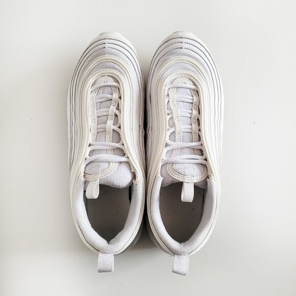 Nike Air Max 97 White Metallic Silver (GS) 921522-104 - Size Youth 6 - Picture 4 of 8